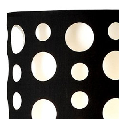Steel Floor Lamp w/ Black & Shade