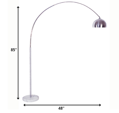 Silver Floor Lamp