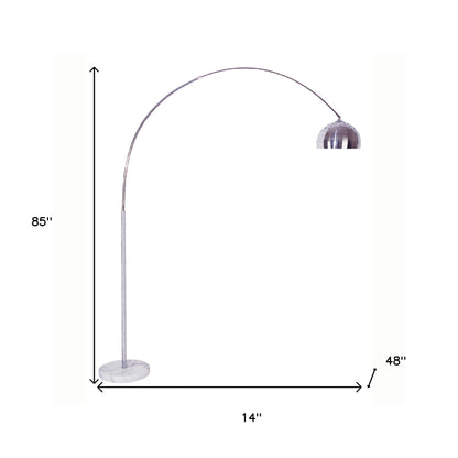 Silver Floor Lamp