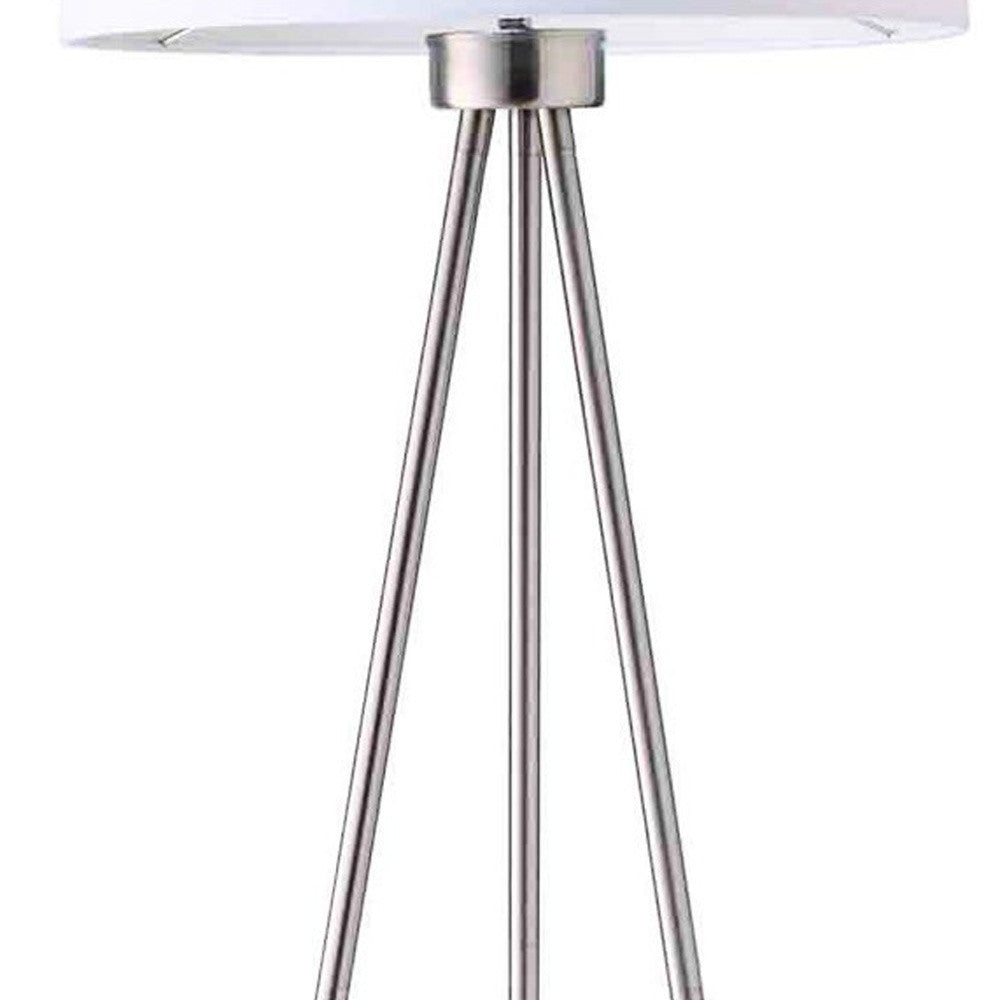 White Tripod Floor Lamp w/ Shade
