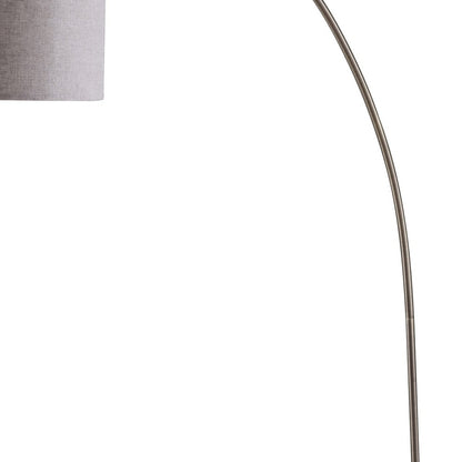 Beige & Antique Gold Floor Lamp w/ Shade