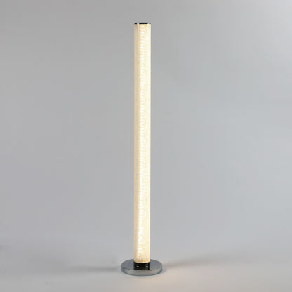 White Column Floor Lamp w/ Shade