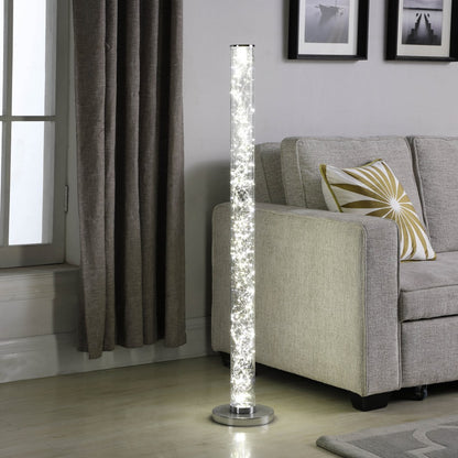 Steel Column Floor Lamp w/ Shade