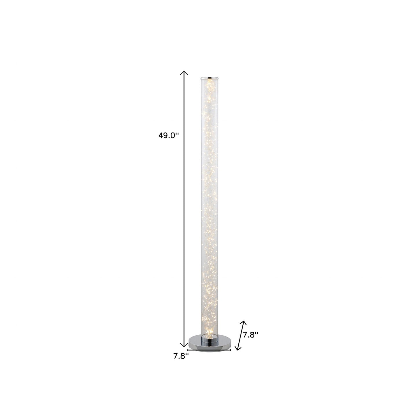 Steel Column Floor Lamp w/ Shade