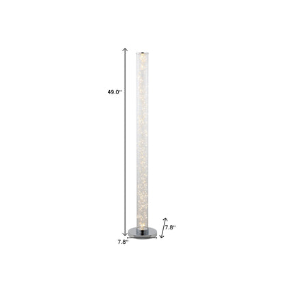 Steel Column Floor Lamp w/ Shade