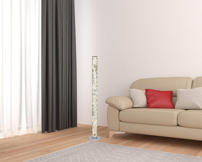 Steel Column Floor Lamp w/ Shade