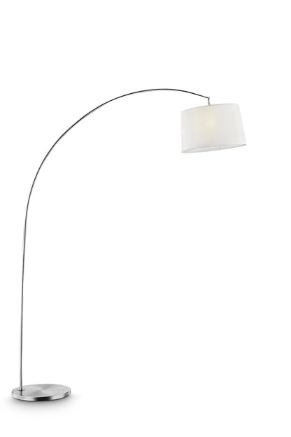 White Adjustable Floor Lamp w/ Shade