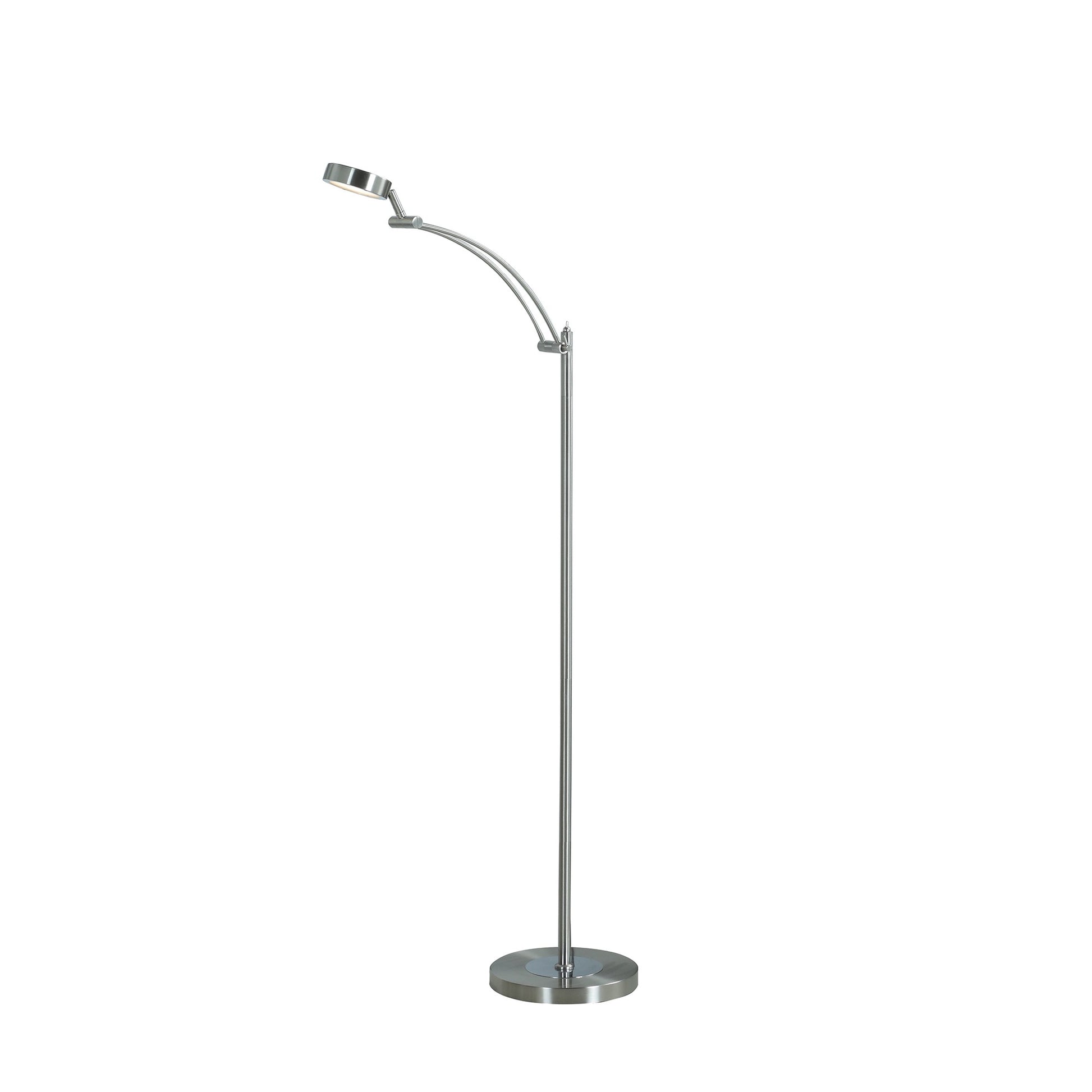 Nickel Adjustable Task Floor Lamp