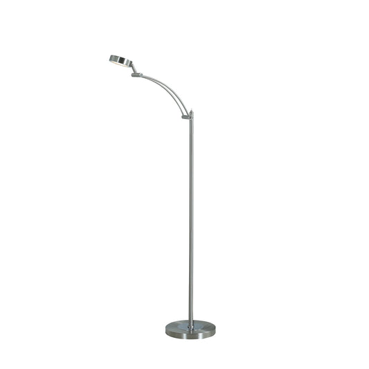 Nickel Adjustable Task Floor Lamp