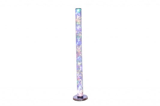 Steel Column Floor Lamp w/ Shade