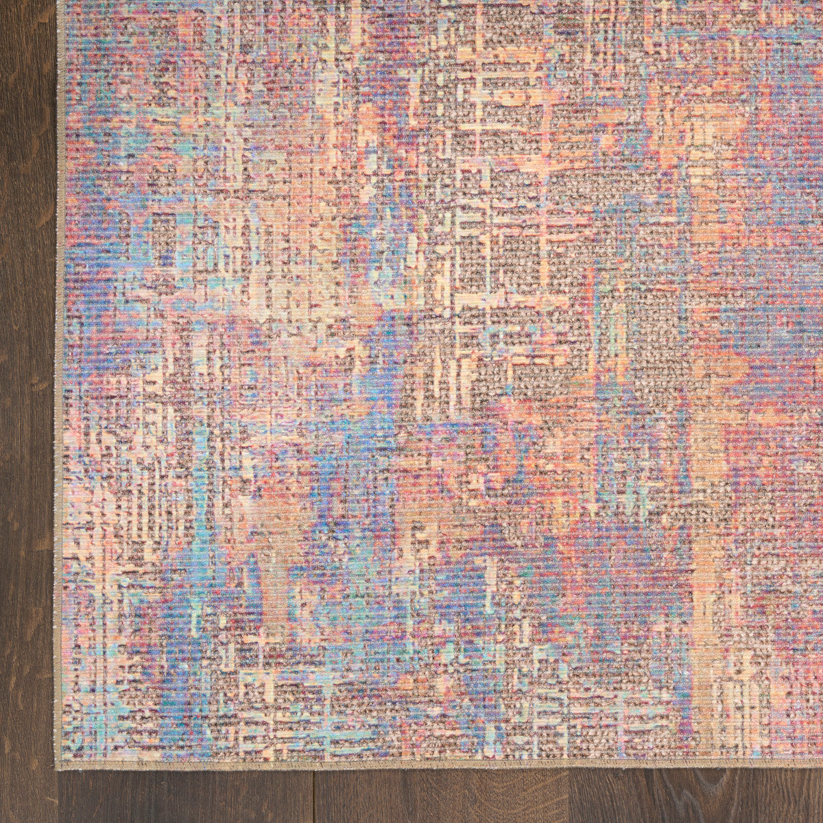 Nourison Botanical Multicolor Machine Washable Rug - Corner