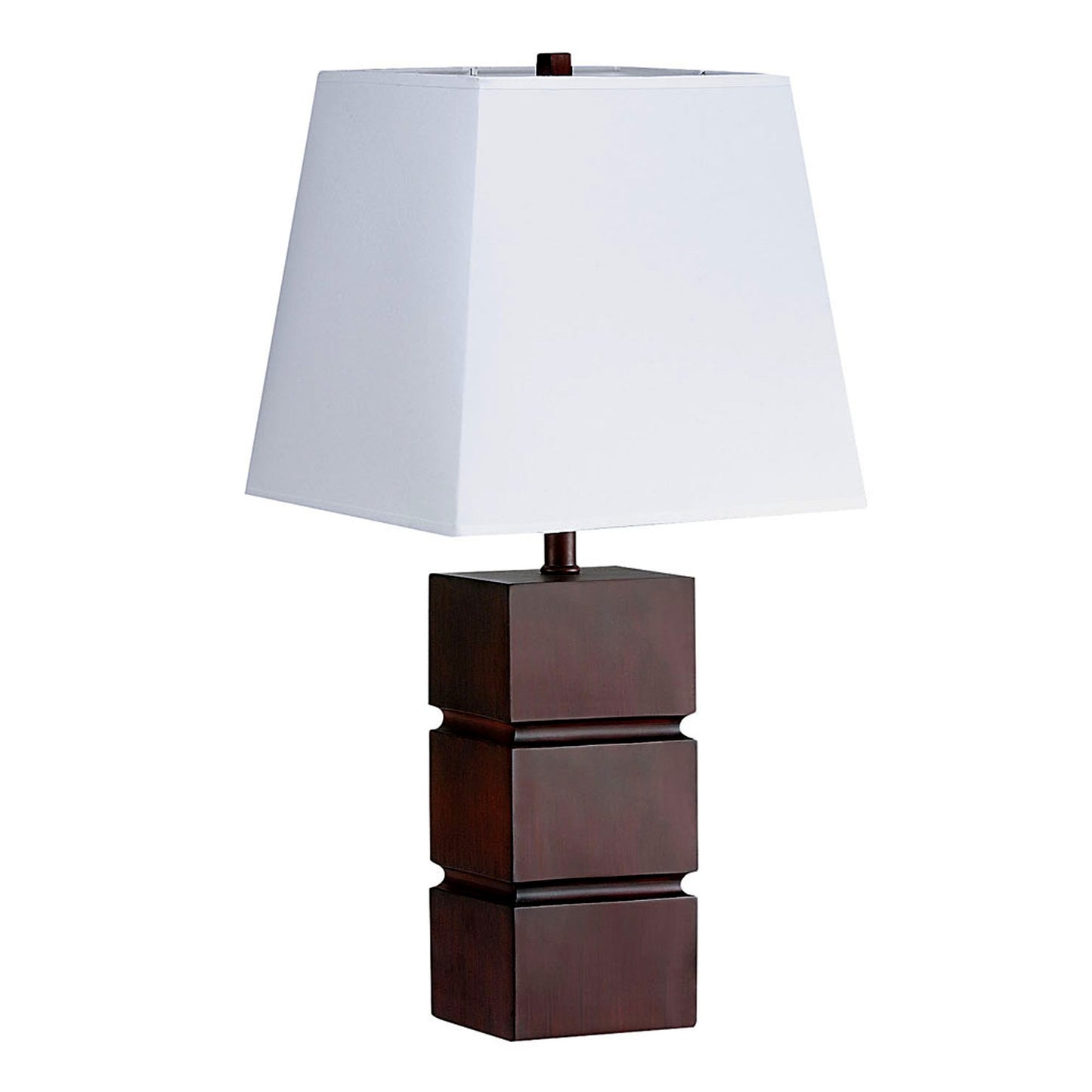 Brown Bedside Table Lamp w/ Shade