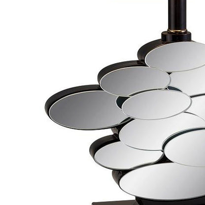 Beautiful Bronzed Table Lamp w/ Glass Accents