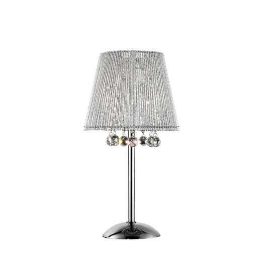 Dreamy Silver Table Lamp