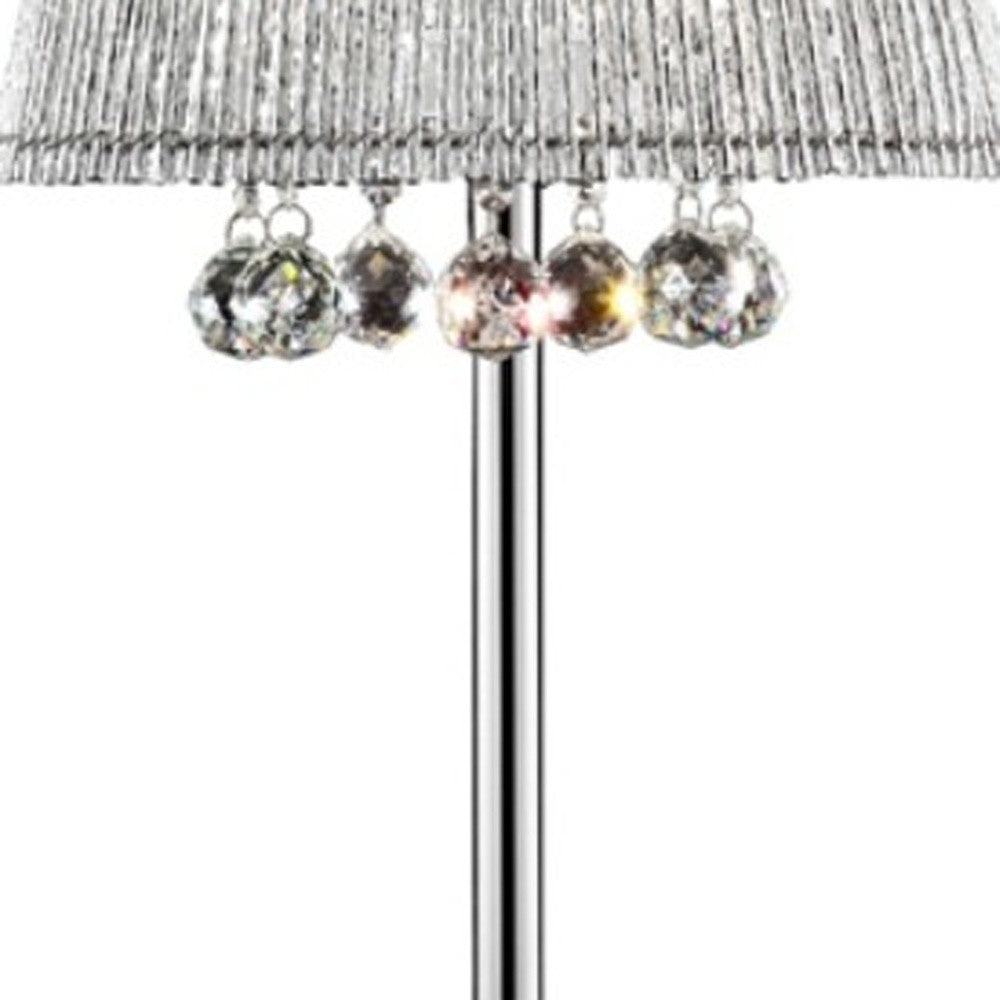 Dreamy Silver Table Lamp