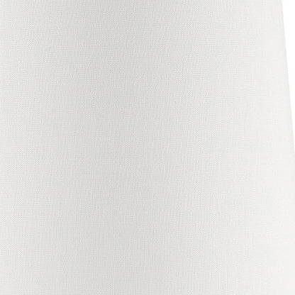 White Bedside Table Lamp w/ Off-Shade