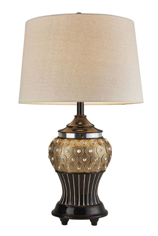 Glitzy Gold BejeweTable Lamp