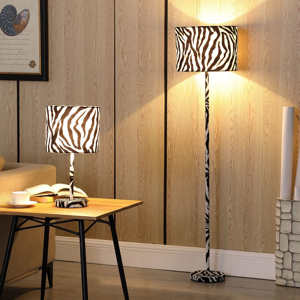 White Bedside Table Lamp w/ Shade