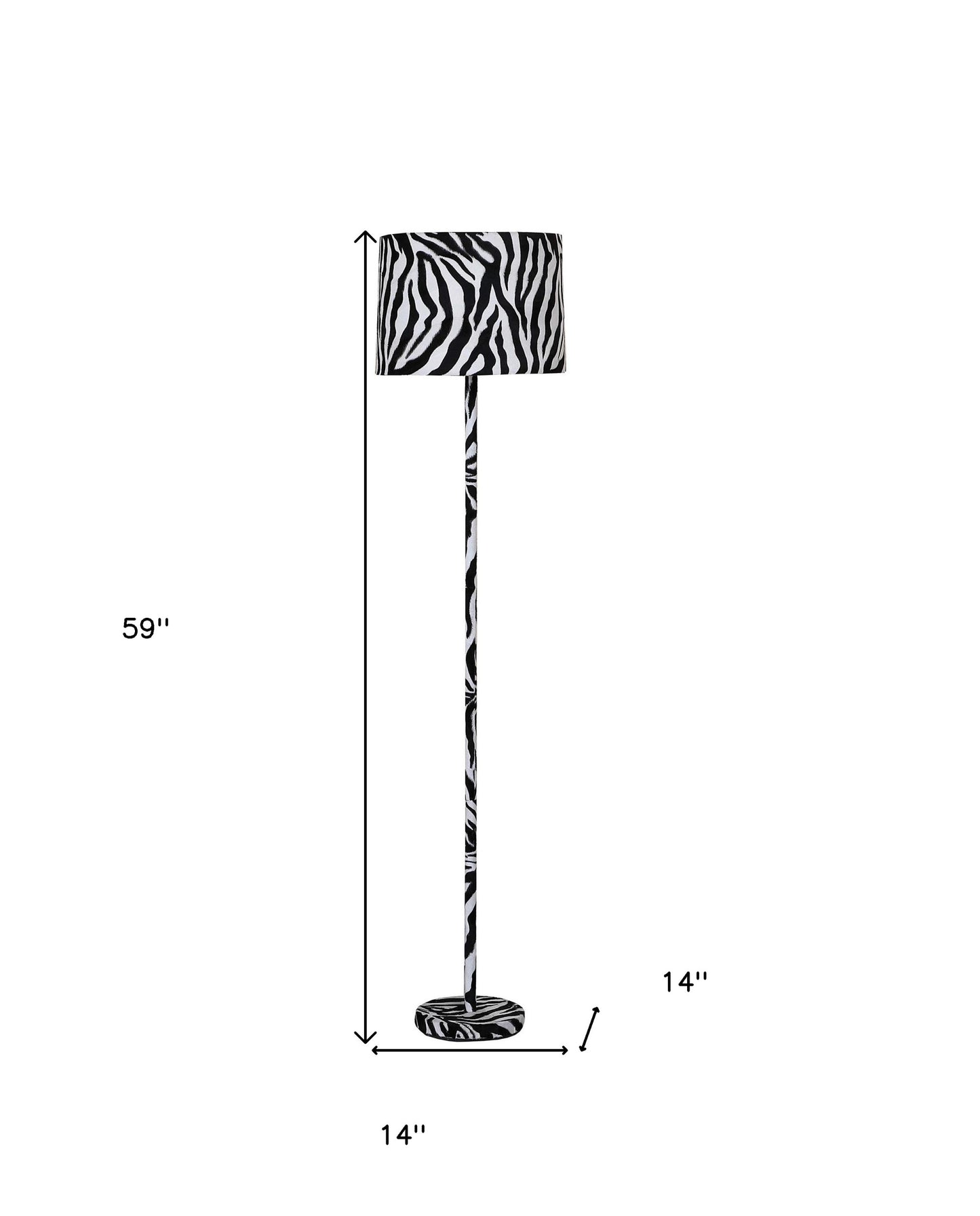 White Bedside Table Lamp w/ Shade