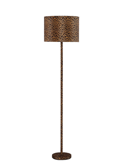 Orange & Black Bedside Table Lamp w/ Orange & Shade