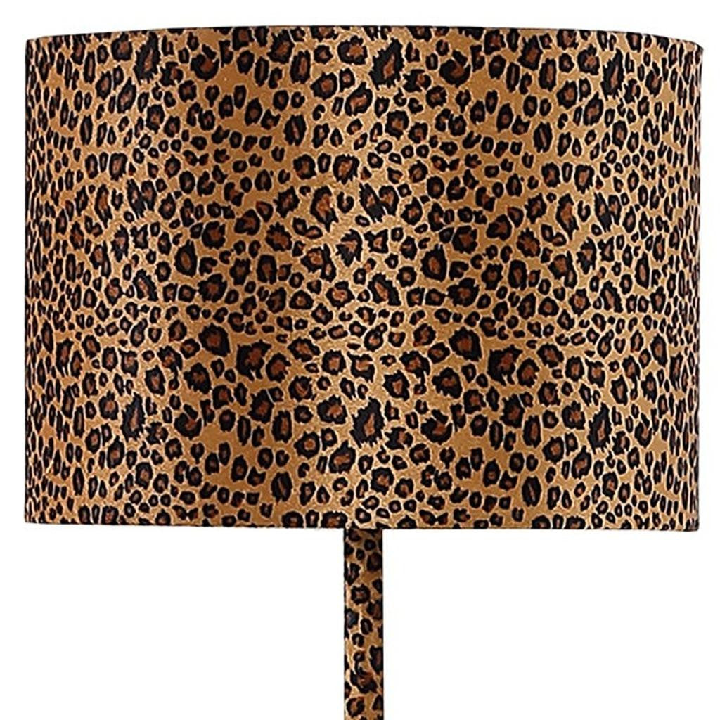Orange & Black Bedside Table Lamp w/ Orange & Shade