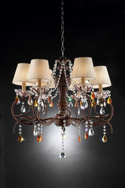 Burnished Bronze Hanging Ceiling Lamp