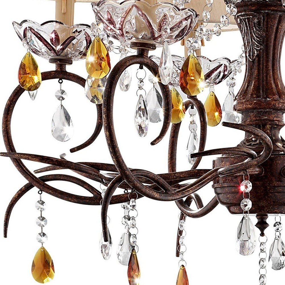 Burnished Bronze Hanging Ceiling Lamp