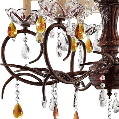 Burnished Bronze Hanging Ceiling Lamp