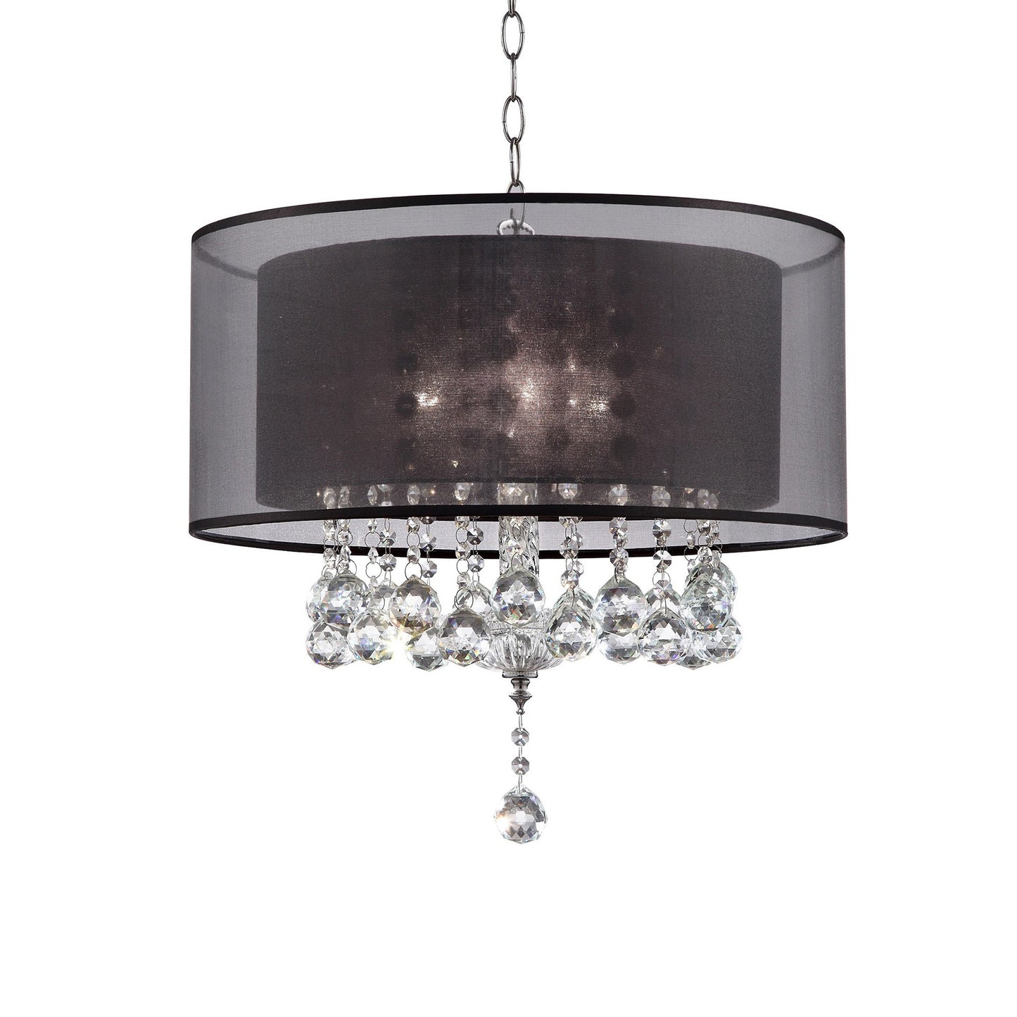 Contempo Silver Ceiling Lamp