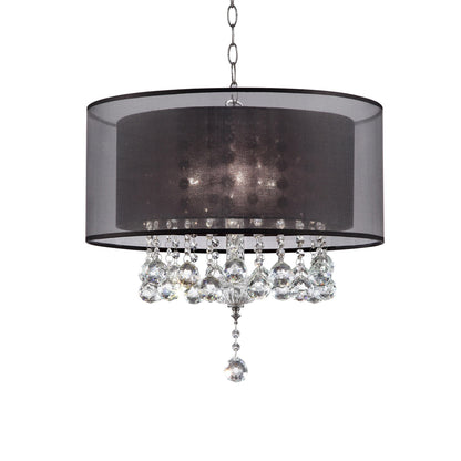 Contempo Silver Ceiling Lamp