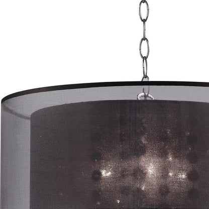 Contempo Silver Ceiling Lamp