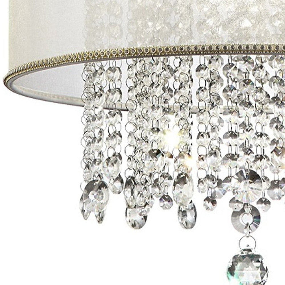 Primo Gold Finish Ceiling Lamp & Shade