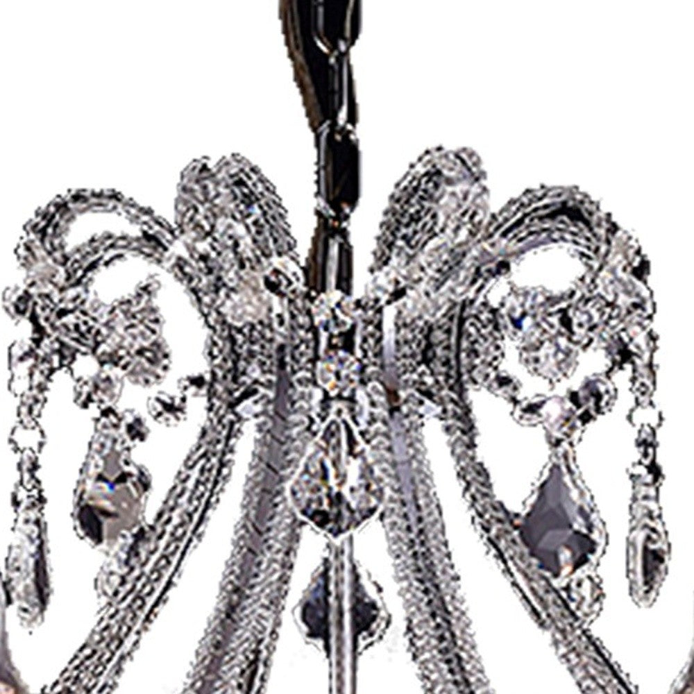 Candle Style Empire 8 Light Glass Ceiling Light