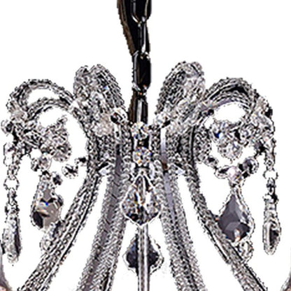 Candle Style Empire 8 Light Glass Ceiling Light