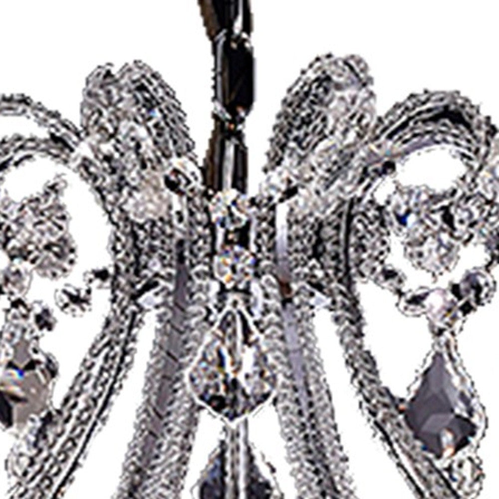 Candle Style Empire 8 Light Glass Ceiling Light