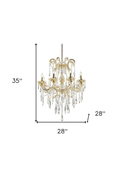 Candle Style Empire Glass Ceiling Light