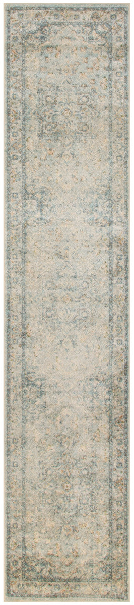 Nourison Astra Light Blue Pet Friendly Machine Washable Rug - 2'2" x 8'