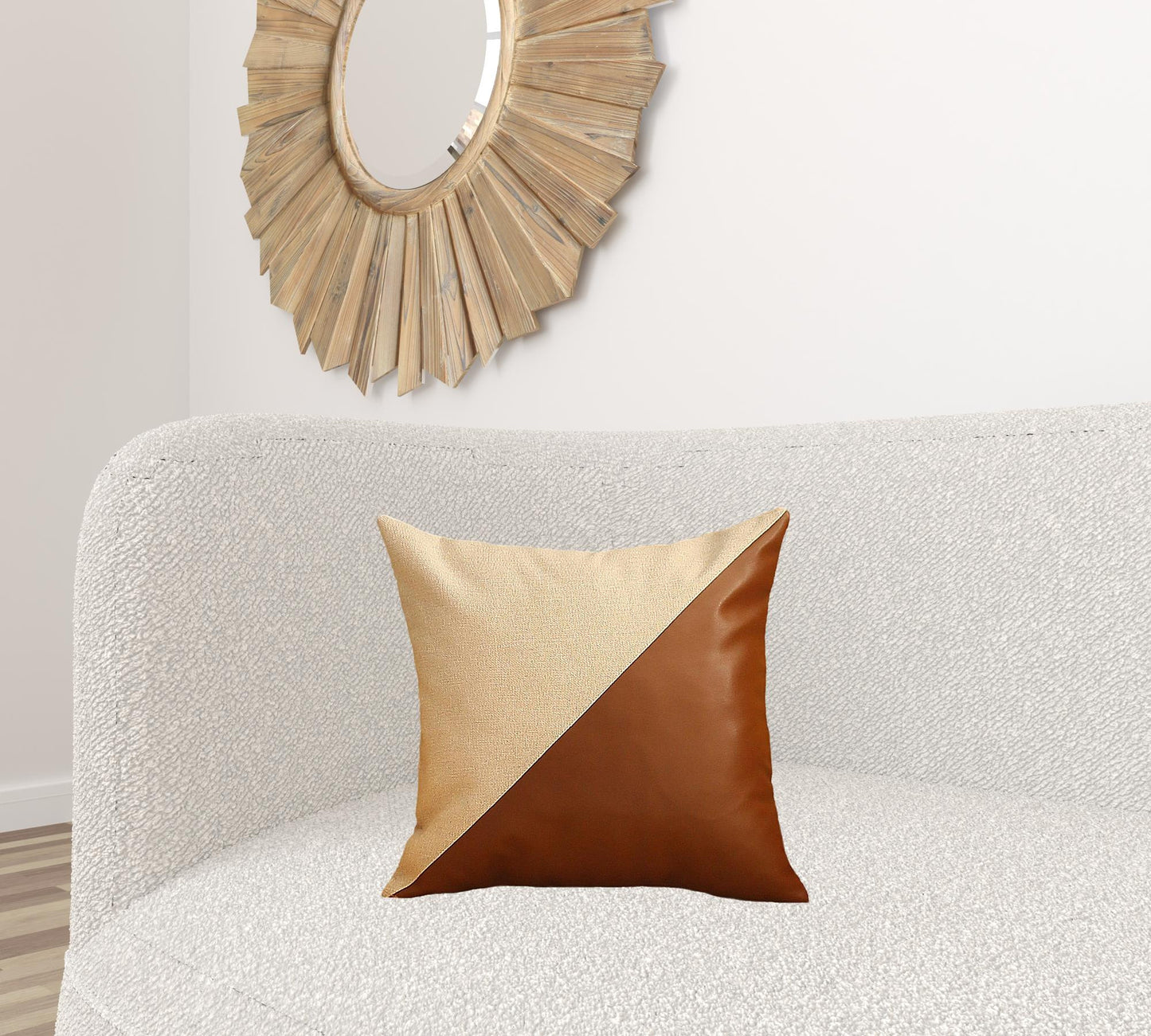Brown & Ivory Pillow