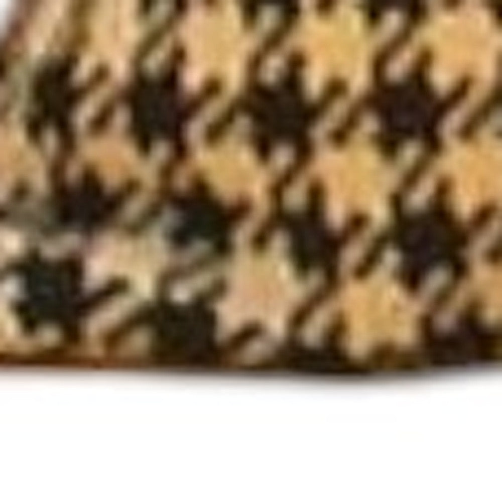 Red Houndstooth Pillow