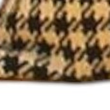 Red Houndstooth Pillow
