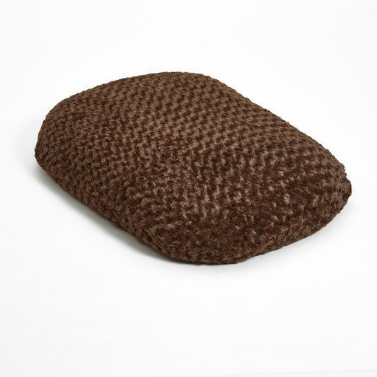 Lux Faux Fur Oval Pet Bed