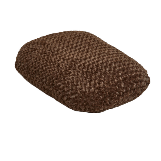 Lux Faux Fur Oval Pet Bed