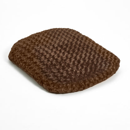 Lux Faux Fur Oval Pet Bed
