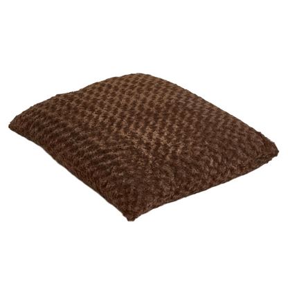 Lux Faux Fur Rectangle Pet Bed