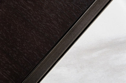 Modern White Black & Rose Gold Coffee Table w/ One Drawer