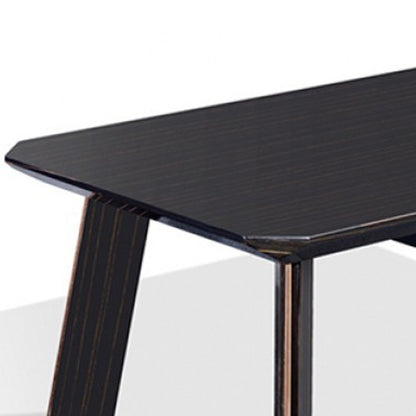 Modern Black & Rose Gold Coffee Table