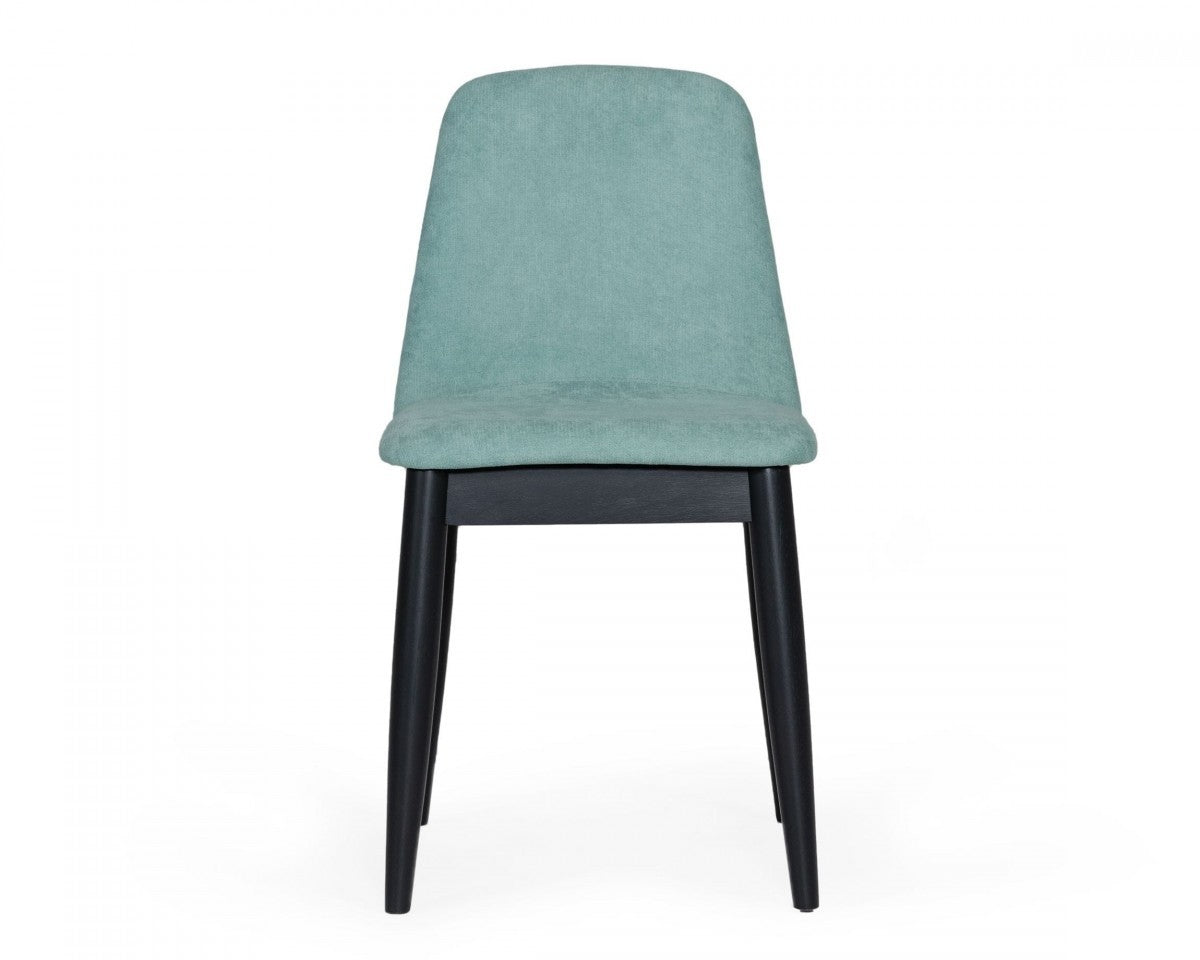 Mint Fabric Dining Chairs - Set of 2