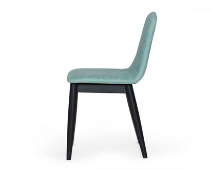 Mint Fabric Dining Chairs - Set of 2