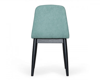 Mint Fabric Dining Chairs - Set of 2
