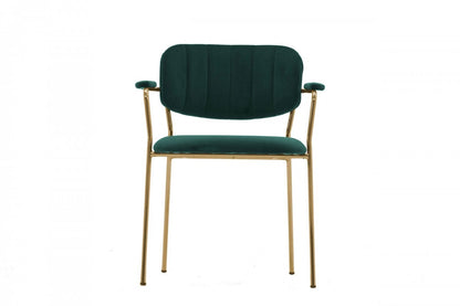 Green Modern Dining Chairs - Set of 2